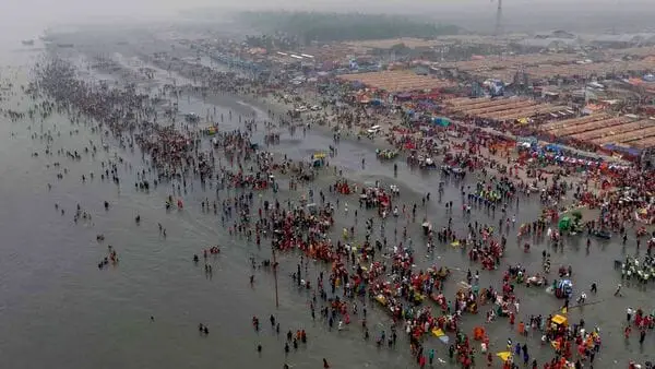 Holy Dip at Ganga Sagar