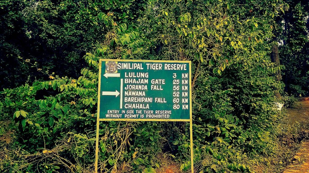 Signboard_inside_Simlipal_National_Park